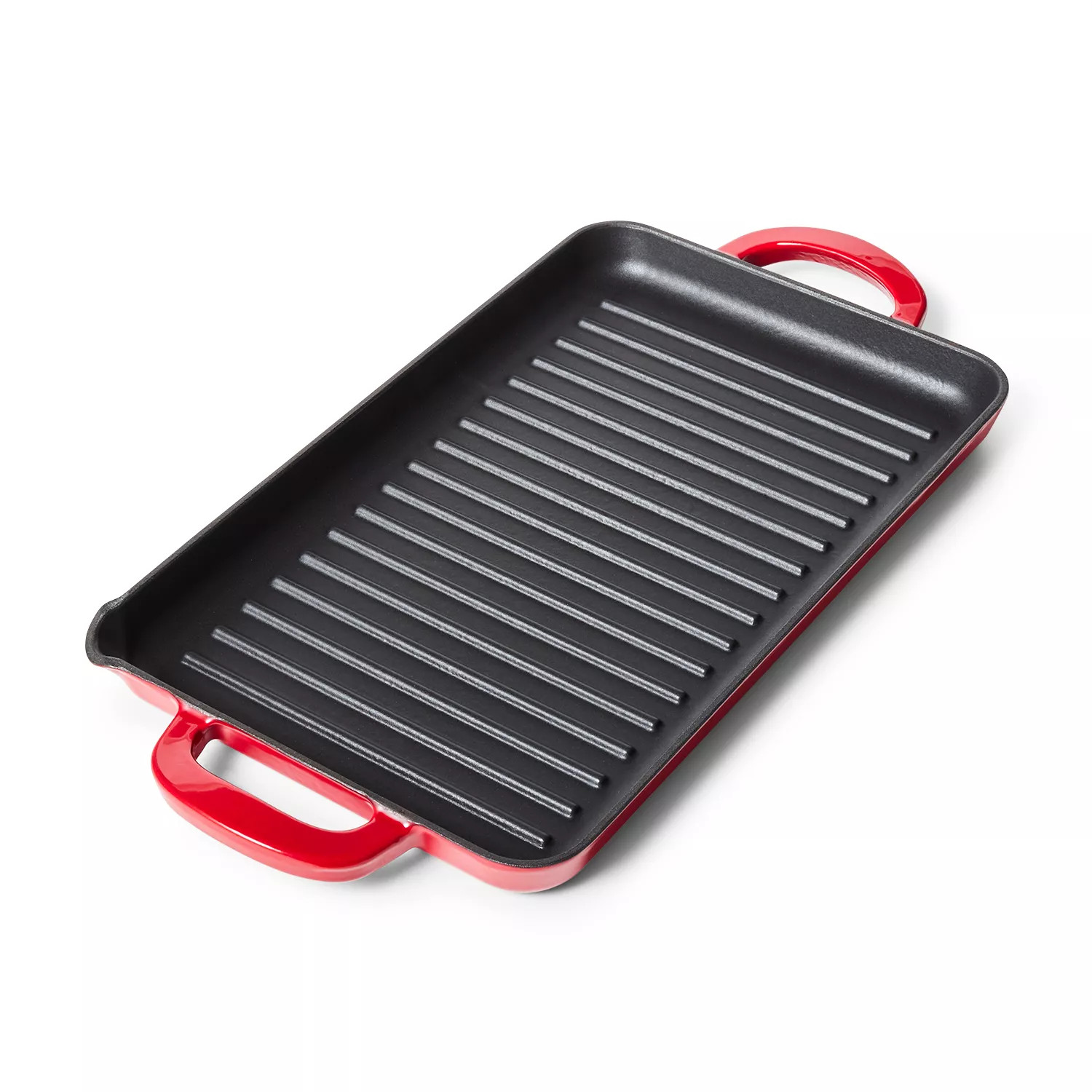 Sur La Table Enameled Cast Iron Grill Pan, 15" x 9" | Sur La Table