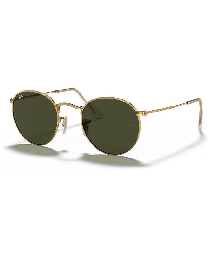 Ray-Ban Sunglasses, RB3447 ROUND METAL & Reviews - Sunglasses by Sunglass Hut - Handbags & Access... | Macys (US)