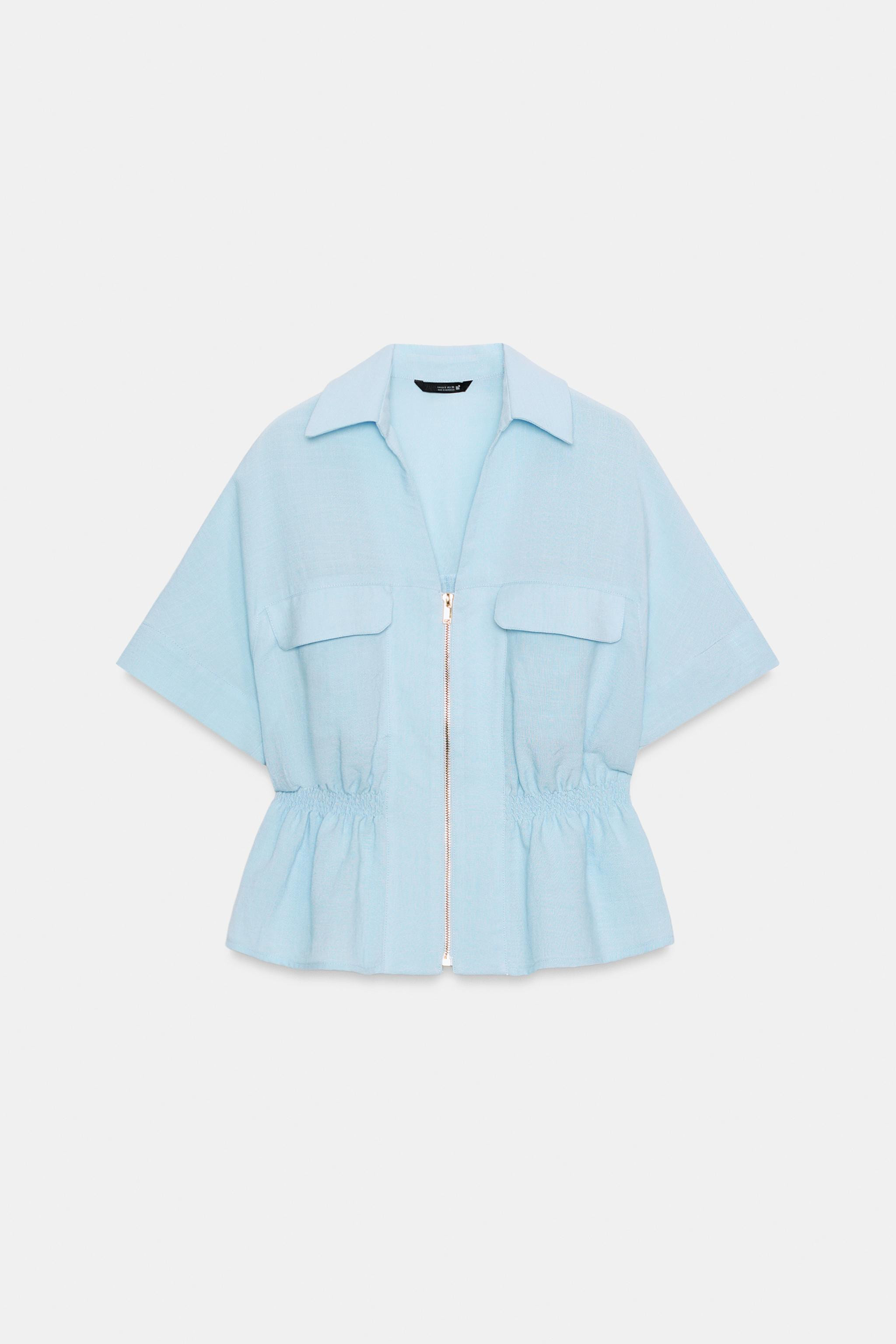 ZIP-UP SAFARI SHIRT | Zara US