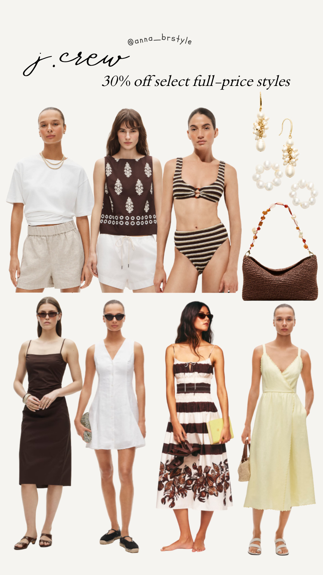J.Crew sale 30% off select full price styles.

summer vacation outfit, beach getaway style, casual summer look, resort dinner outfit, summer capsule wardrobe, linen shorts, vacation style, beach outfit, sundress outfit, coastal chic style 

 #LTKOver40 #LTKSaleAlert