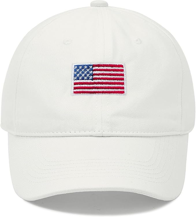 American Trends Baseball Cap for Women Men Adjustable Cotton Dad Hat, Classic Plain Ponytail Hat ... | Amazon (US)