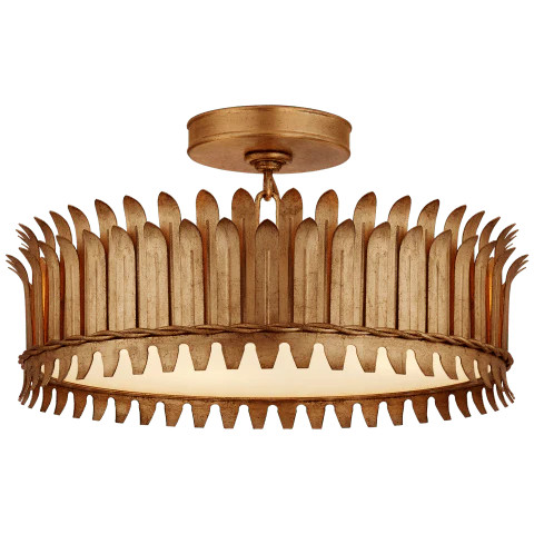 Leslie 16" Semi-Flush Mount | Stoffer Home