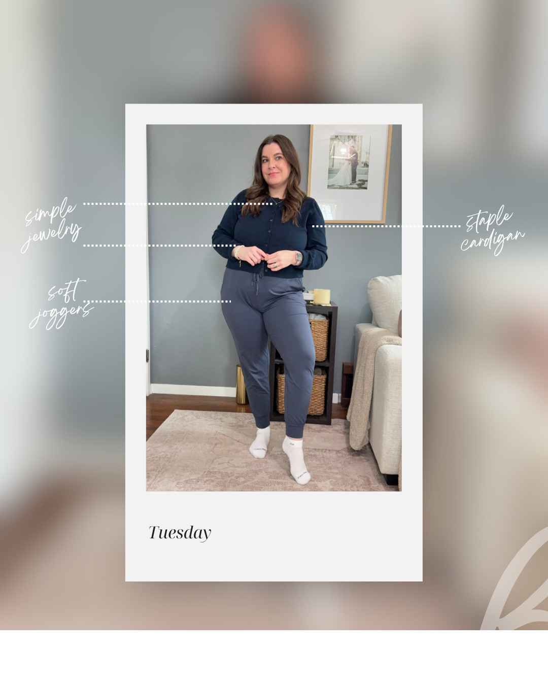 One of last week's remote-work look: comfy cardigan meets athletic joggers. 

 #LTKMidsize #LTKFindsUnder50 #LTKStyleTip