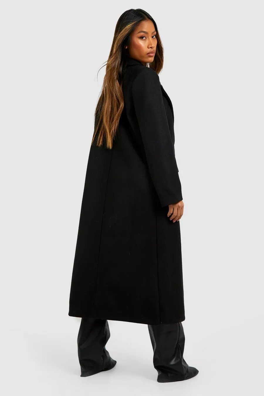 Longline Tailored Coat | Boohoo.com (US & CA)