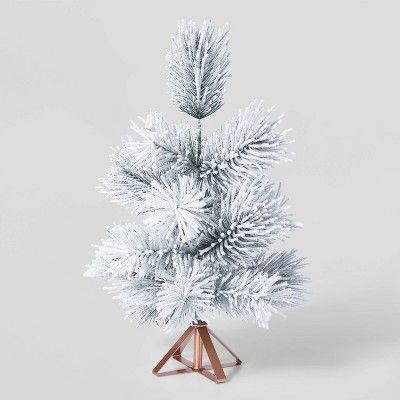 1.5ft Unlit Flocked Decorative Christmas Tree - Wondershop™ | Target
