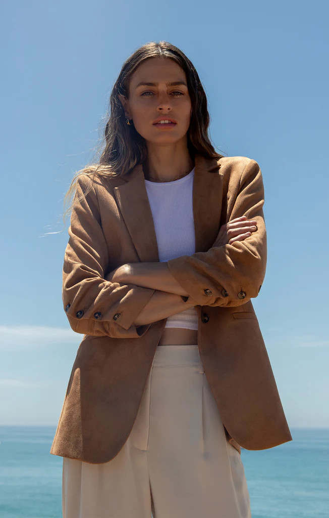 Sandelle Faux Suede Blazer | Z Supply