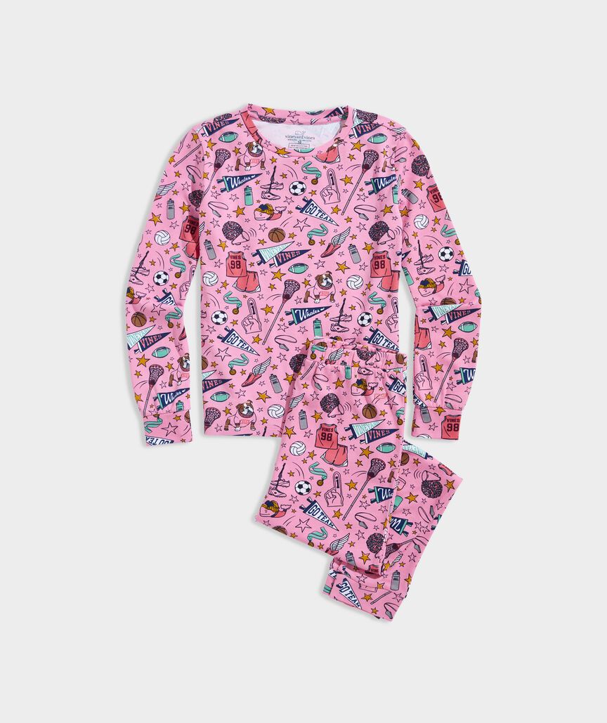 Girls' Knit Pajama Set | vineyard vines