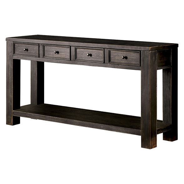 Brody Console Table Black - HOMES: Inside + Out | Target