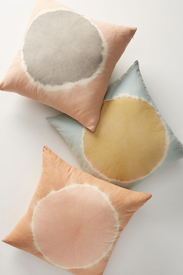 Flower-Dyed Ardel Pillow | Anthropologie (US)