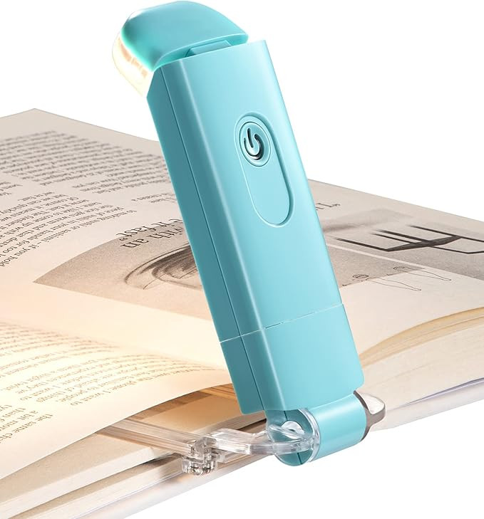 DEWENWILS Book Reading Light with Clip, USB rechargeble Booklight for Reading in Bed, Clip on Boo... | Amazon (US)