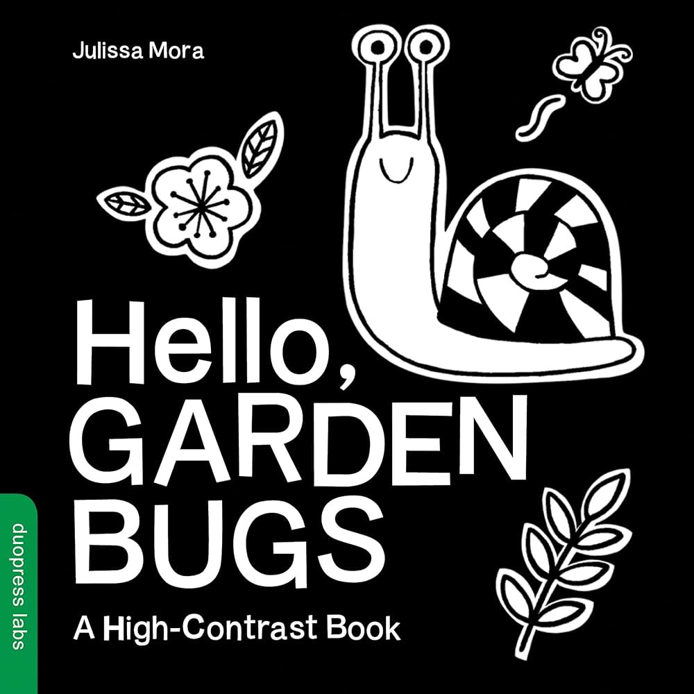 Hello, Garden Bugs: A High-Contrast Board Book that Helps Visual Development in Newborns and Babi... | Amazon (US)