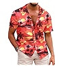 COOFANDY Mens Hawaiian Shirts Short Sleeve Casual Button Down Tropical Beach Shirt | Amazon (US)