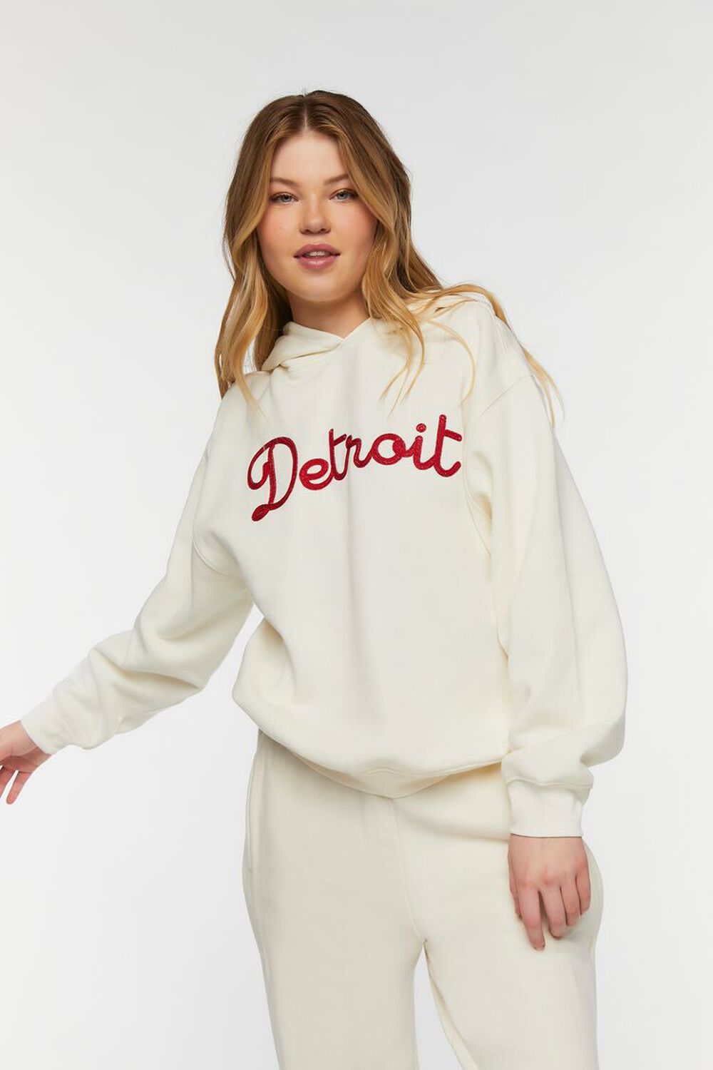 Detroit Embroidered Hoodie | Forever 21 (US)