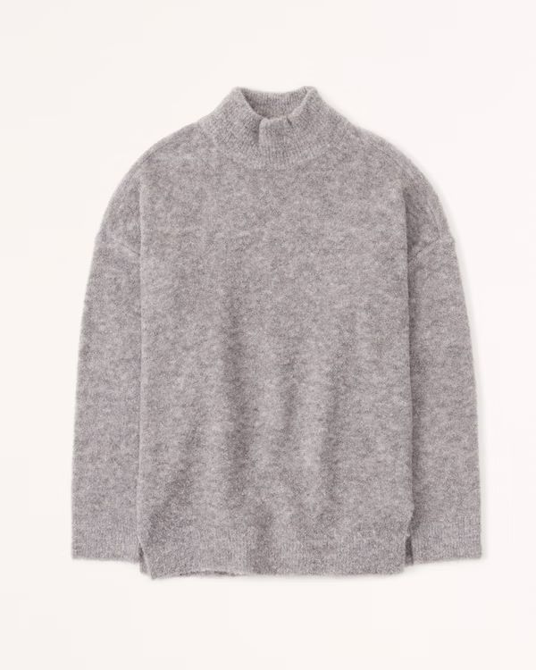 Oversized Boucle Turtleneck | Abercrombie & Fitch (US)