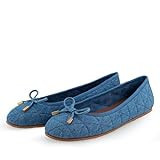 Aerosoles Women's PIA Ballet Flat, Medium Blue Quilted Denim, 8.5 | Amazon (US)