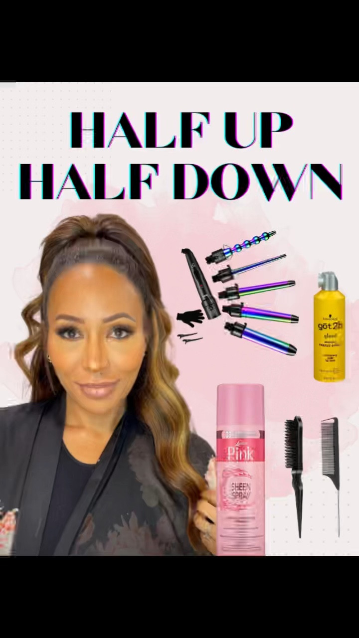 Half Up Half Down 💫 

#HairTutorial #WavyHair #Wigtutorial #HalfUpHairstyle #UPartWig #BlackGirlHairstyles #HairProducts #BeautyProducts #GRWM #HowToHairStyles #CuteWinterHairstyles #HolidayBeauty #HolidayHairstyles 

#LTKstyletip #LTKbeauty #LTKVideo
