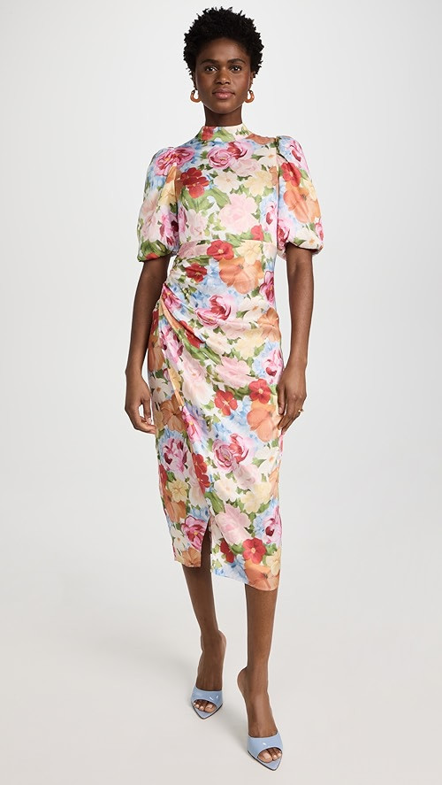 Annabelle Painted Floral Dress | Shopbop