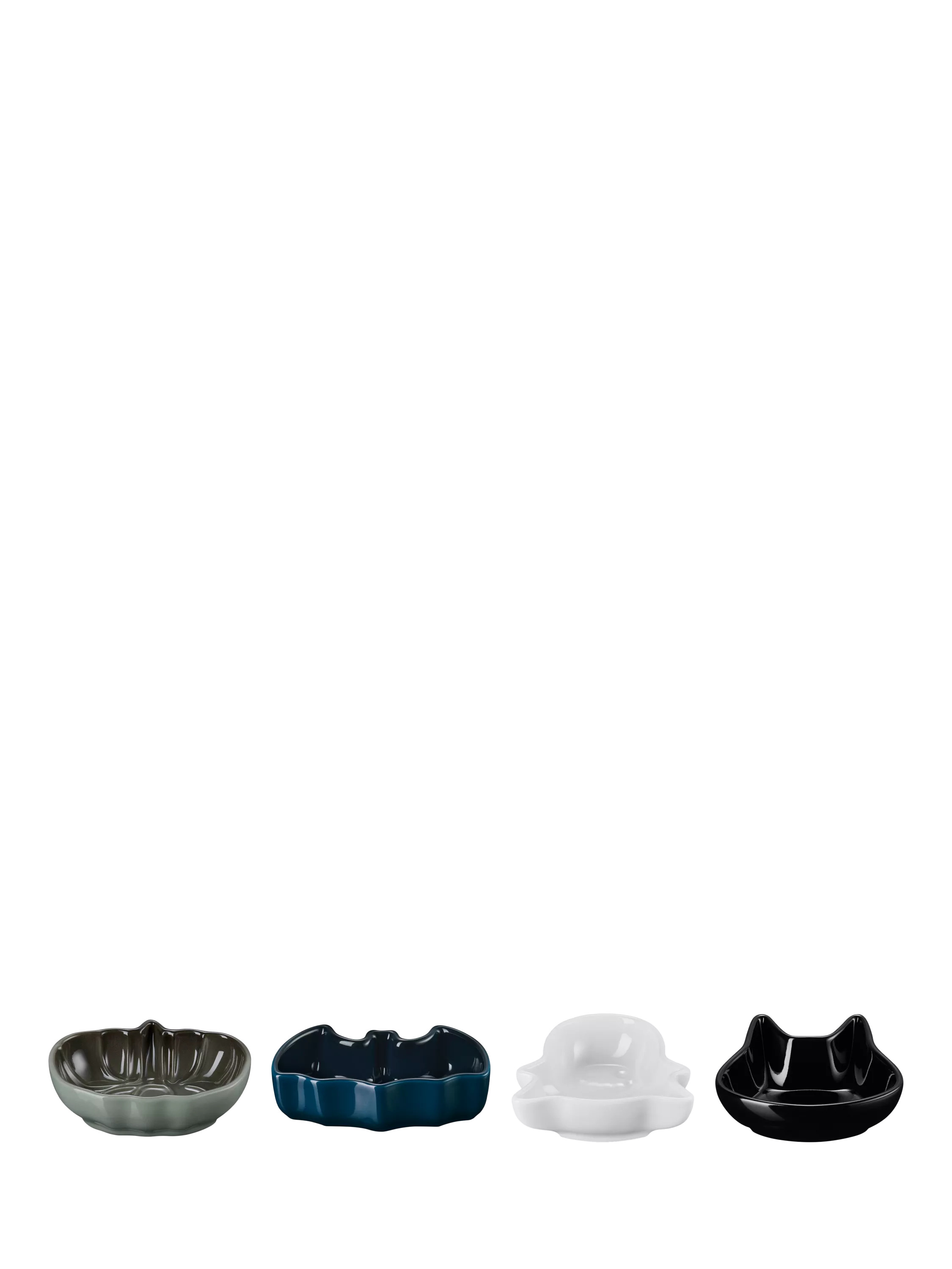 Le Creuset Stoneware Mini Halloween Dishes, Set of 4, Multi | John Lewis (UK)