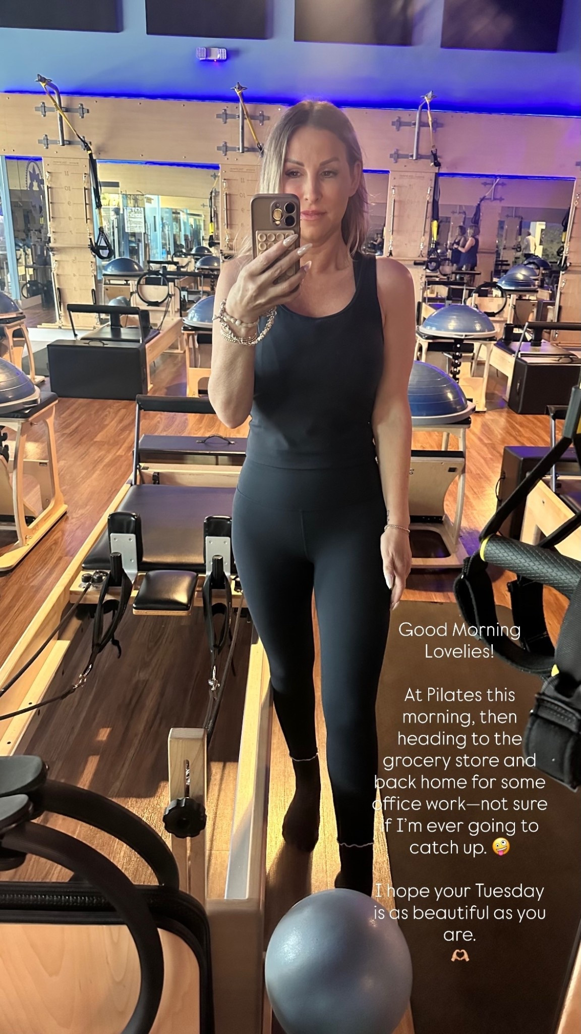 Good Morning Lovelies!

At Pilates this morning, then heading to the grocery store and back home for some office work—not sure if I’m ever going to catch up. 🤪

I hope your Tuesday is as beautiful as you are. 
🫶🏼

#TuesdayThoughts #FaithFilledWomen #Over40StyleCommunity #ChristianEncouragement #RealLifeOver40 #MindfulMoments #CoffeeAndConversation

#LTKgrwm #LTKootd #LTKActive