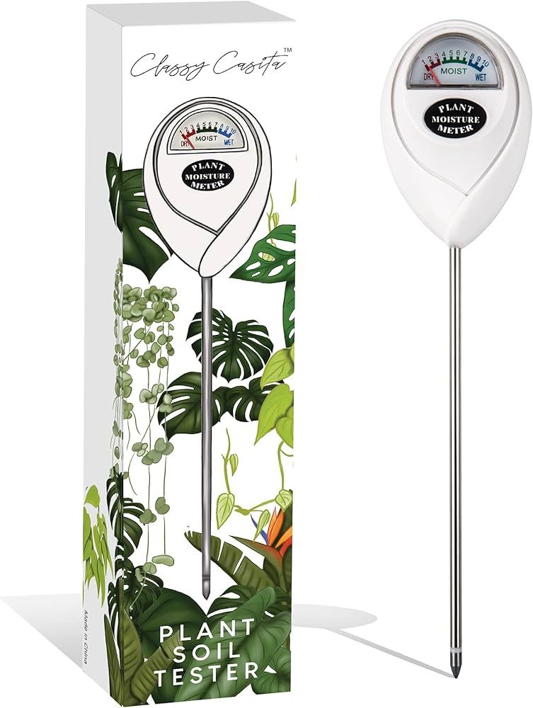 Classy Casita Soil Moisture Meter- Soil Moisture Sensor for Indoor & Outdoor Plants, Moisture Met... | Amazon (US)