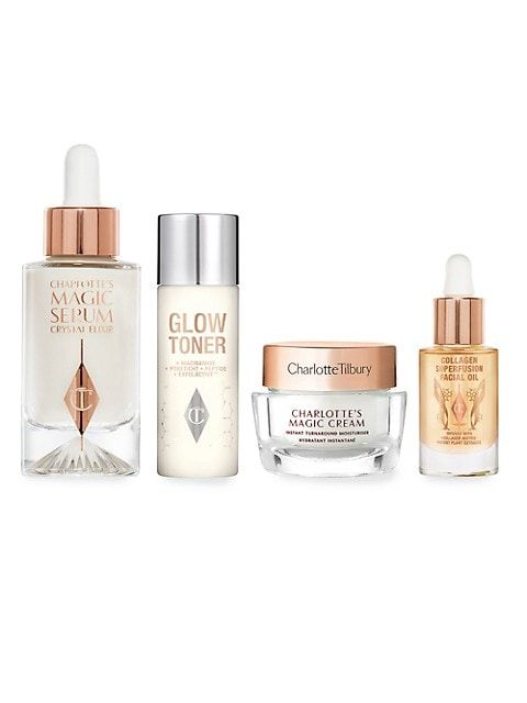 Charlotte's 4 Magic Steps To Hydrated, Glowing Skin 4-Piece Set | Saks Fifth Avenue
