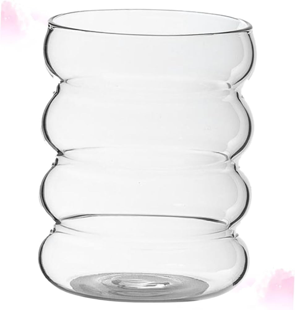 BESTOYARD Glass Drinking Cup Beer Cup Household Transparent Cup | Amazon (US)