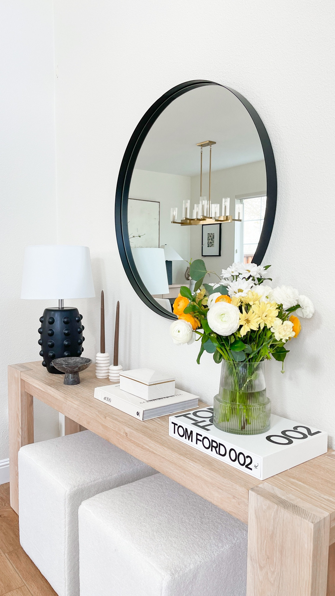 A spring refresh to my console table. Love these travertine candle holders!

#LTKGiftGuide #LTKunder100 #LTKhome