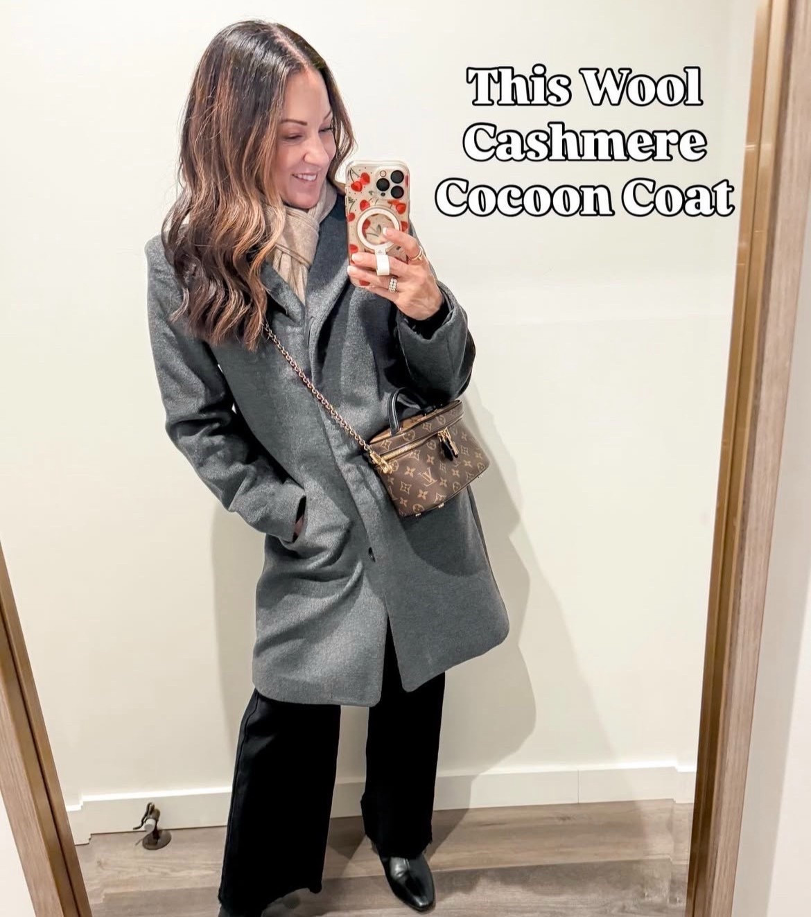  Winter outfit with this wool blend coat to stay warm, cozy cashmere scarf, wool cashmere coat, winter essentials, wide leg jeans, boots, EverydayHolly

#LTKootd #LTKPetite #LTKSeasonal