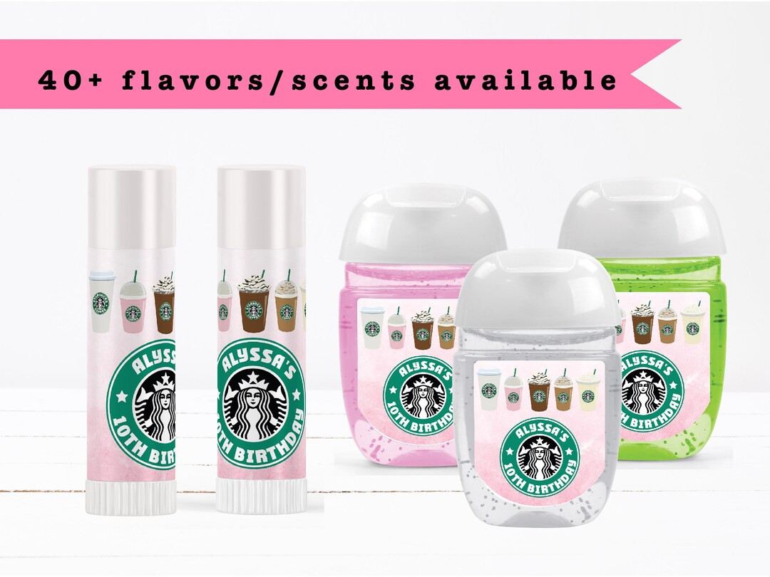 Coffee House Cafe Latte Cappuuccino Lip Balms Chap Stick or Hand Wash Best Party Favor Idea - Ets... | Etsy (US)
