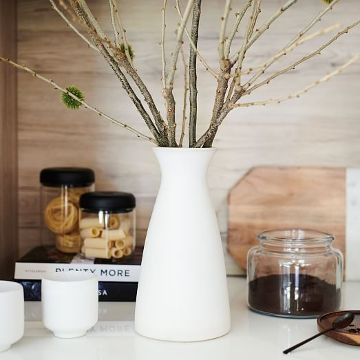 Pure White Ceramic Vases | West Elm (US)