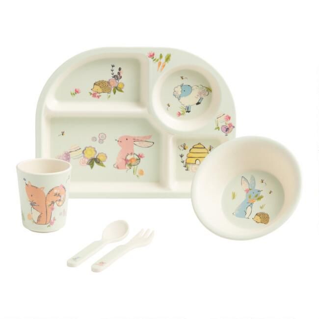 Easter Bamboo Dinnerware 5 Piece Set | World Market