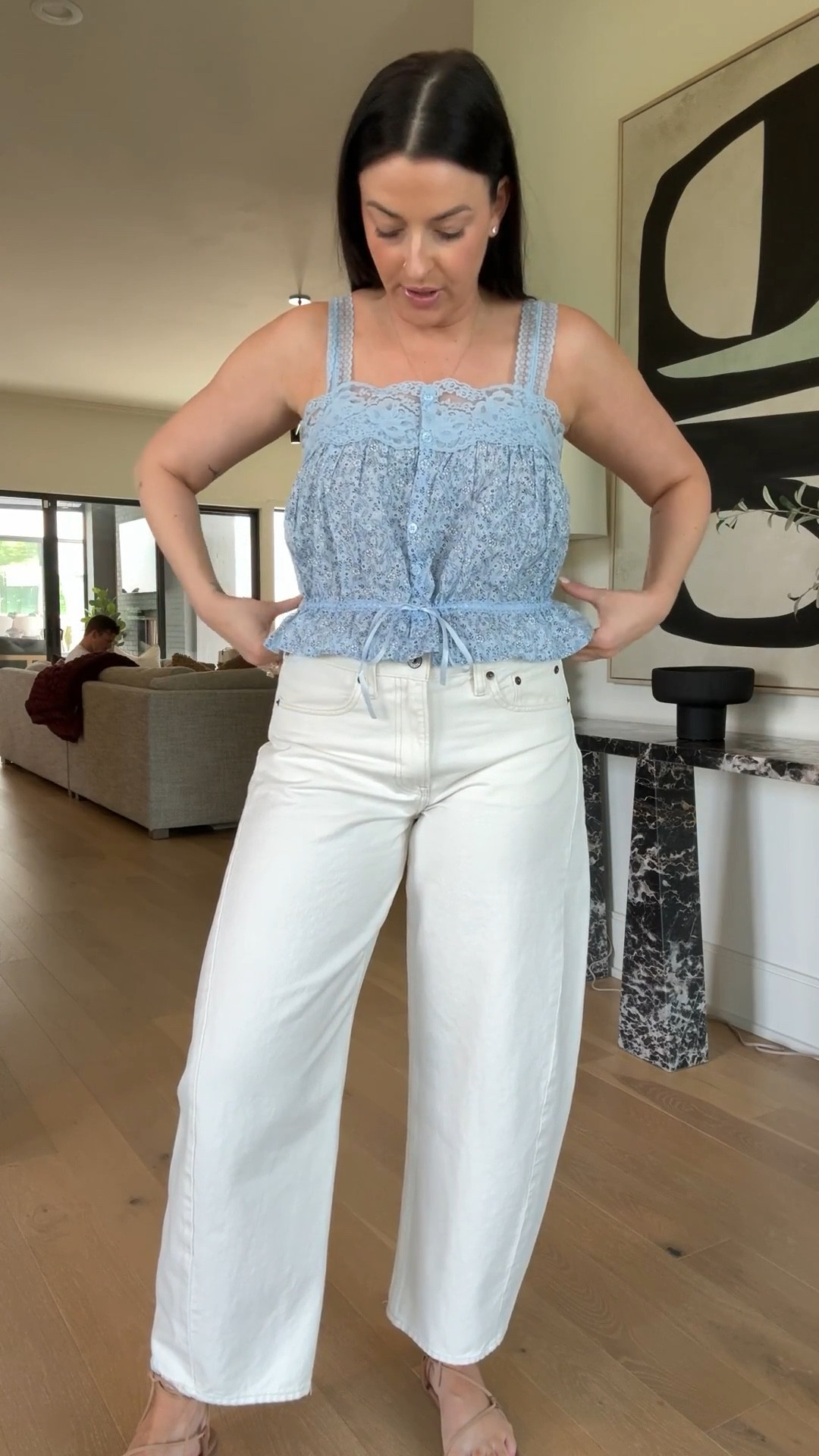 Cute top + jeans forever 
AFTIA for 15% off on top of @abercrombie sale! S top, 28Reg jeans 

#LTKSaleAlert #LTKmomlife #LTKMothersDay