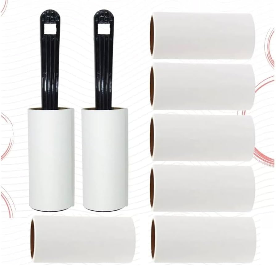 Kit 2 Rolo Rolinho Tira Pelos Roupa Sofá Adesivo + 6 Refil Papa Bolinha Roupas | Amazon (BR)