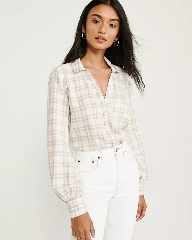 Puff-Sleeve Shirt | Abercrombie & Fitch US & UK
