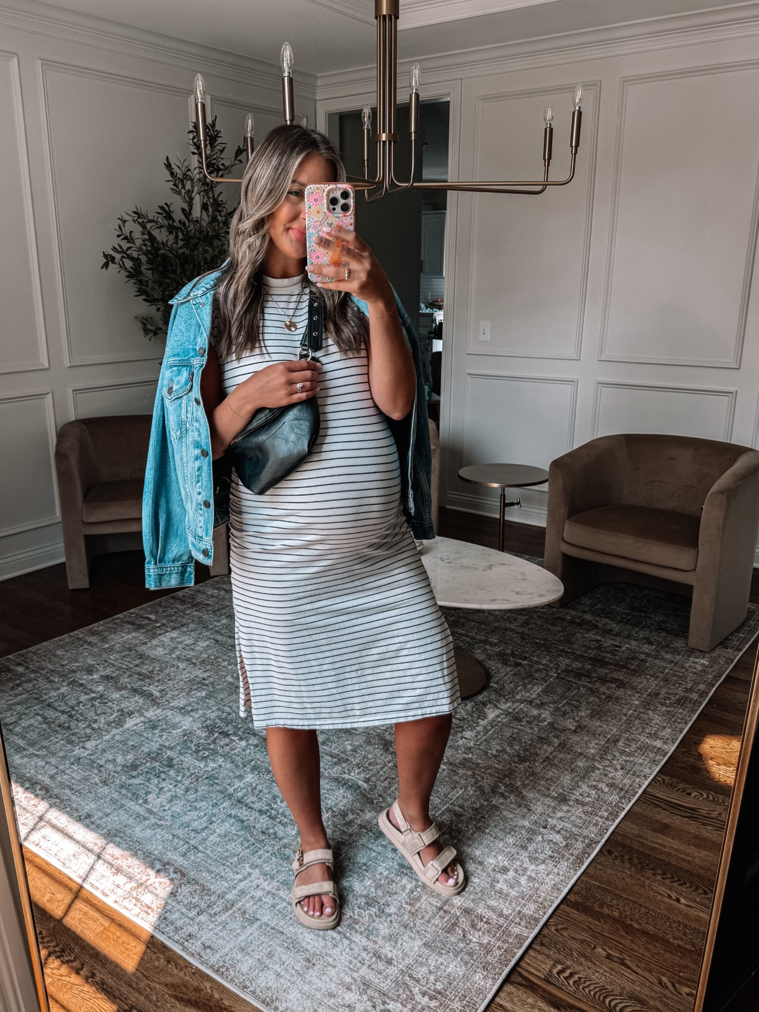 Target Shirtdress on sale for $14! Bumpfriendly and perfect for everyday casual outfits, teachers outfits, casual workwear 

I am 37 weeks pregnant wearing a size
Small 

#LTKFindsUnder50 #LTKSummerSales #LTKBump