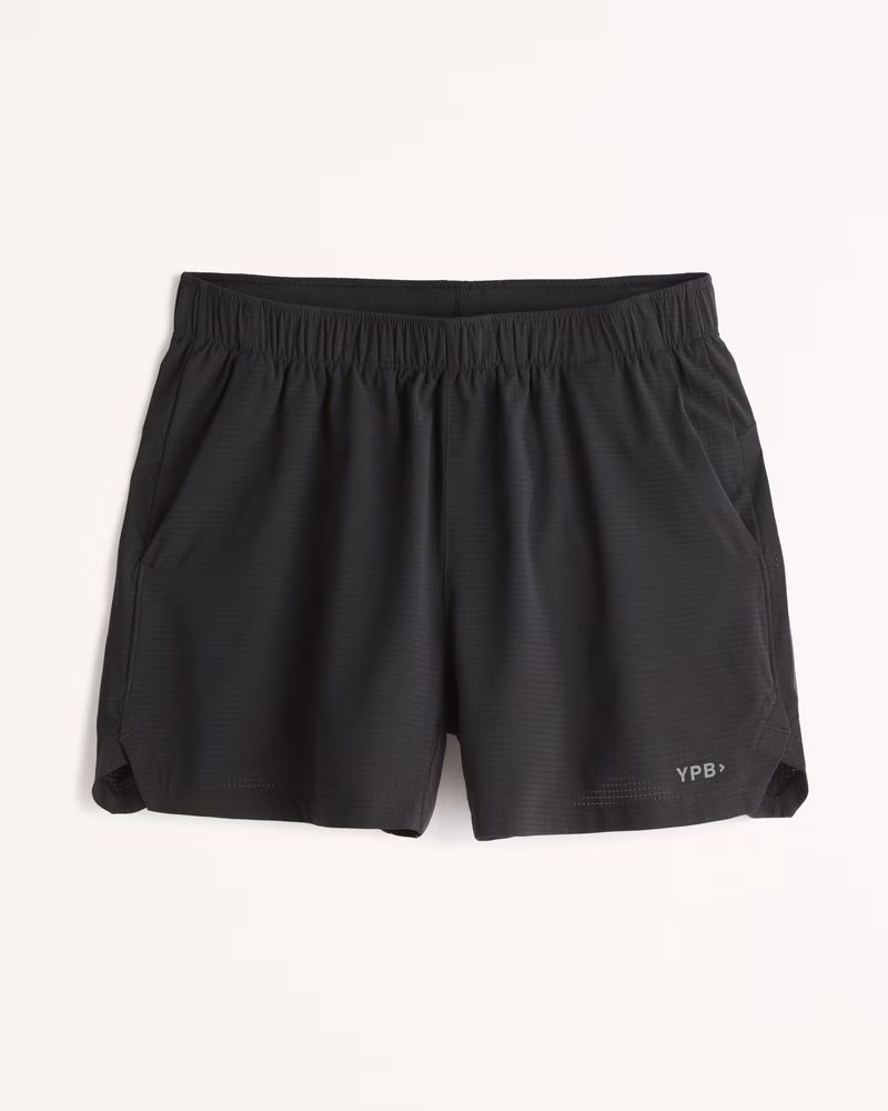 Abercrombie & Fitch Men's YPB motionVENT 5 Inch Lined Cardio Short in Black - Size XS | Abercrombie & Fitch (US)