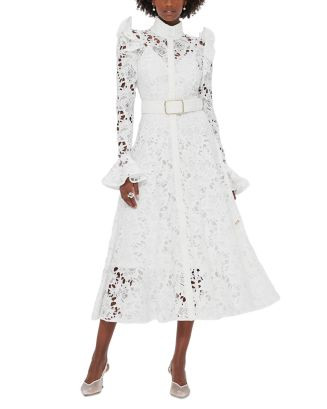 Aliyah Lace Belted Midi Dress | Bloomingdale's (AU)