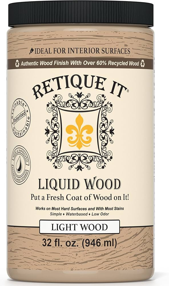 Retique It New and Improved Formula Liquid Wood Coatings - Stainable Primer - Paint It then Stain... | Amazon (US)
