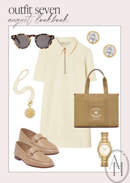 Gorgeous workwear look for summer. I love this Tory Burch dress and pearl detail necklace. 

#LTKstyletip #LTKworkwear #LTKFind
