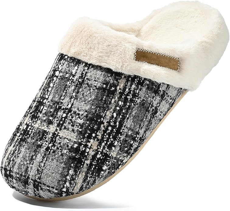 ROPULP House Slippers for Women/Men, Checkered Slippers, Women's Checkerboard Slippers Teen Girls... | Amazon (US)