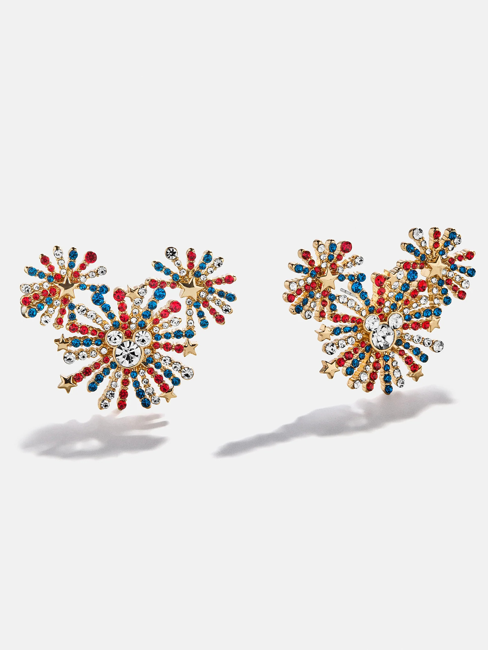 Disney Firework Stud Earrings - Red/White/Blue | BaubleBar