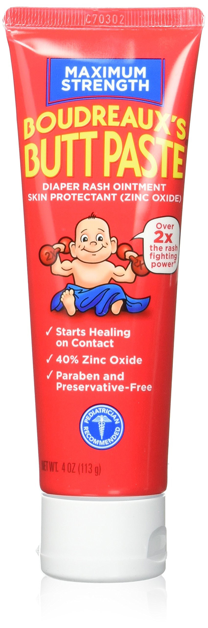 Boudreauxs Maximum Strength Butt Paste - 4 Oz (Pack of 2) | Amazon (US)