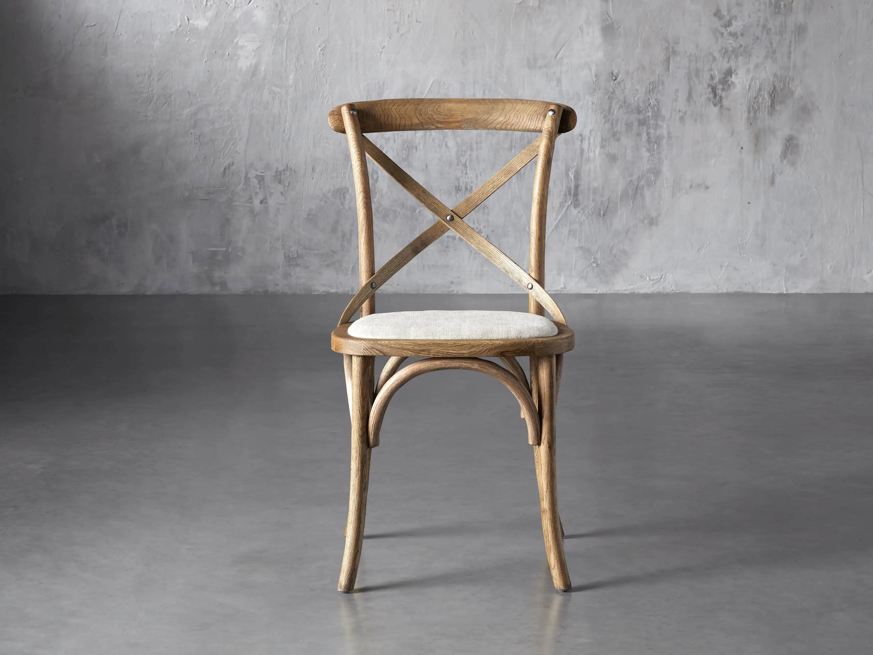 Cadence Dining Chair with Linen Natural Seat | Arhaus