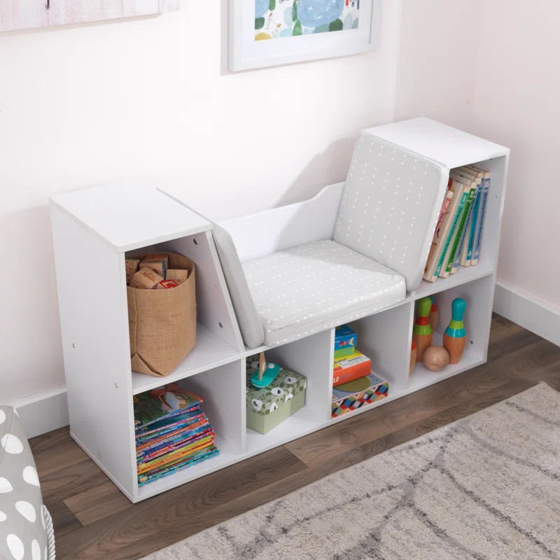 Kidkraft 23.5'' H X 40.13'' W Chip Resistant Kids Bookcase Reading Nook | Wayfair North America