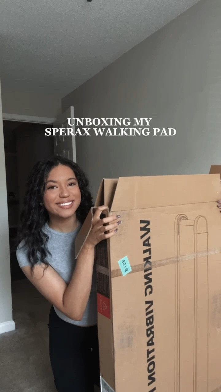 I have been loving my walking pad by Sperax! This makes getting your exercise and steps in at home so easy and relaxing! Break a sweat while watching your favorite show! 

Features :
- vibration settings 
- goes up to speed just enough for a light jog
- display screen to show number of steps, time, distance, & more! 

#LTKActive #LTKGiftGuide #LTKHome