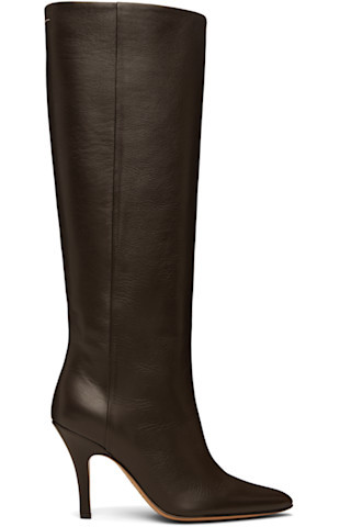Brown Architype Knee High Tall Boots | SSENSE