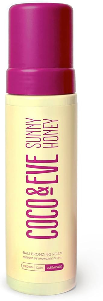 Coco & Eve Sunny Honey Bali Bronzing Self Tanner Mousse - (Ultra Dark) All Natural Sunless Tannin... | Amazon (US)
