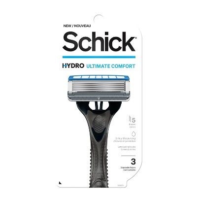 Schick Hydro 5 Ultimate Comfort Men's Disposable Razors - 3ct | Target