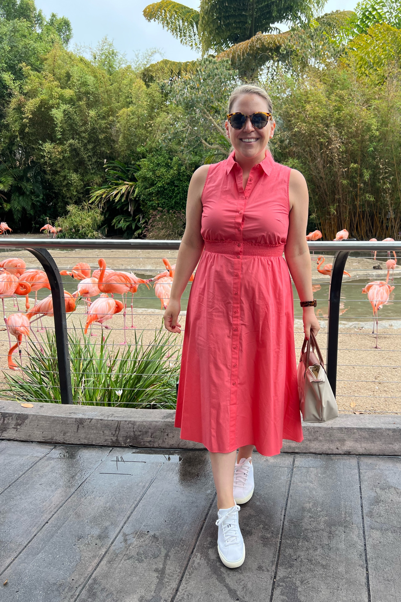 Blending in with the flamingos 🦩

This Talbots poplin smocked dress is not currently available but I’ve linked other similar styles 

#LTKFindsUnder100 #LTKStyleTip