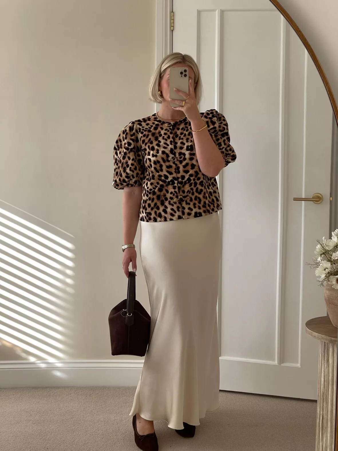 Tiger Print Puff Sleeve Top Tiger Print Puff Sleeve Top